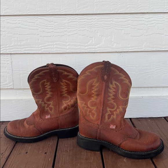 Justin Boots • Gypsy Cowgirl Collection Boots Size 8 Western Work Farm - Picture 3 of 13